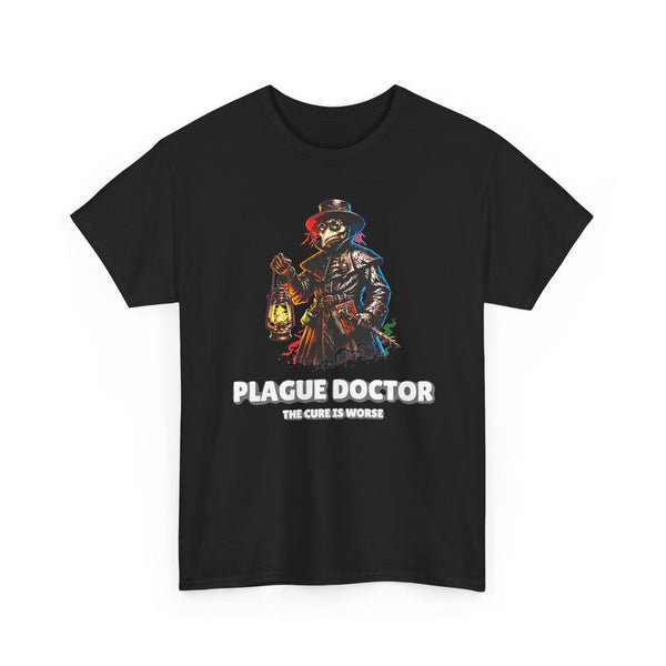 Plague Doctor - The Cure Is Worse Halloween Tee