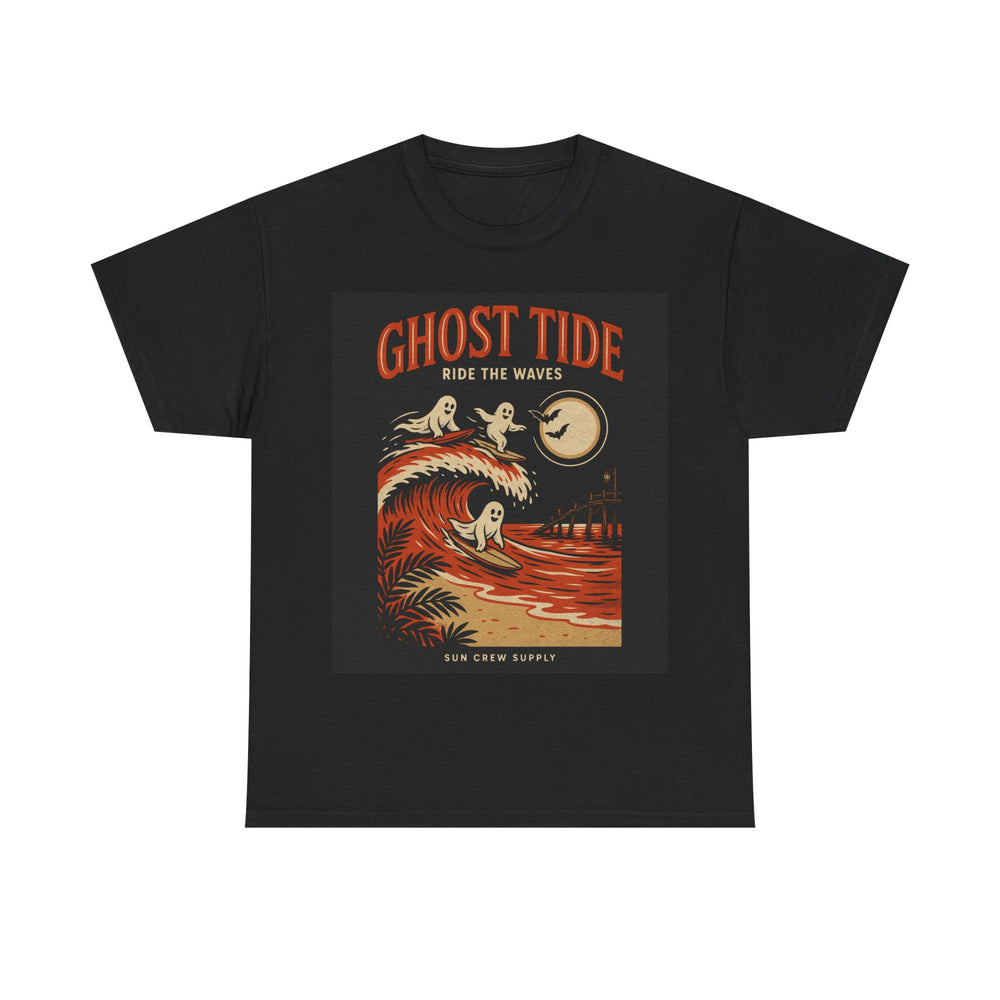 Ghost Tide - Retro Halloween Poster Tee - product photo 1 of 4 - SunCrew Supply Co.