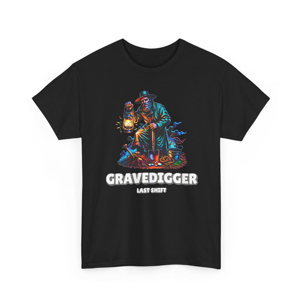 Gravedigger - Last Shift Funny Halloween Tee