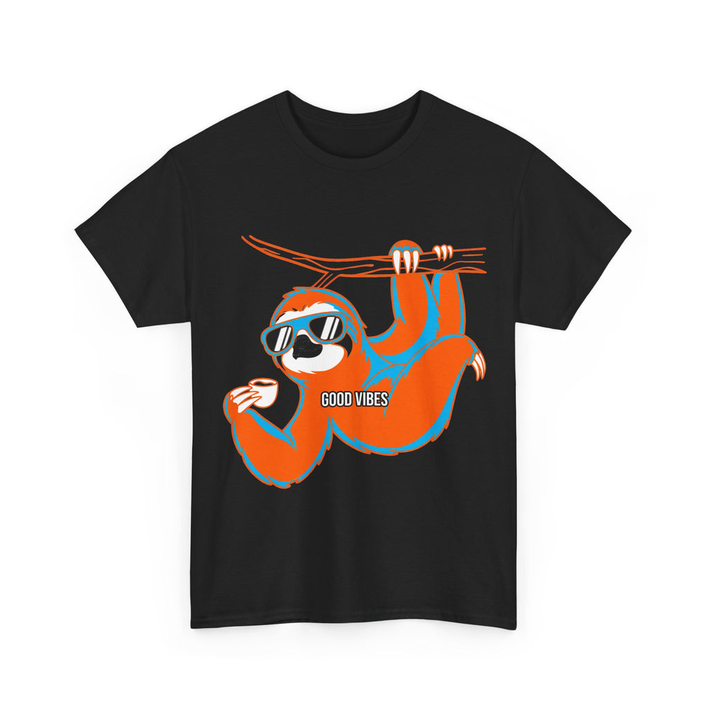 Good Vibes Sloth - Chill Graphic Tee