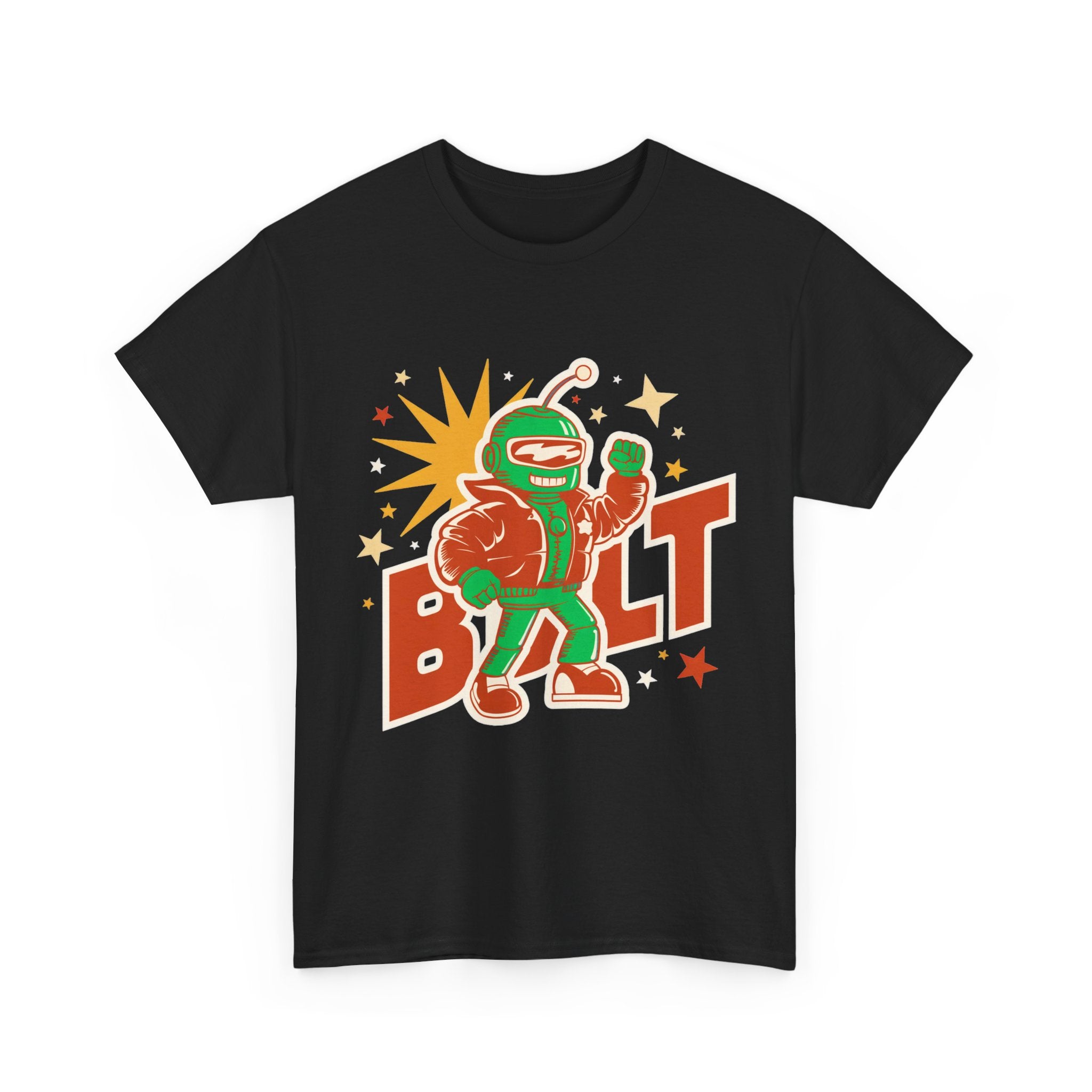 Bolt - Retro Vintage Robot Mascot Tee