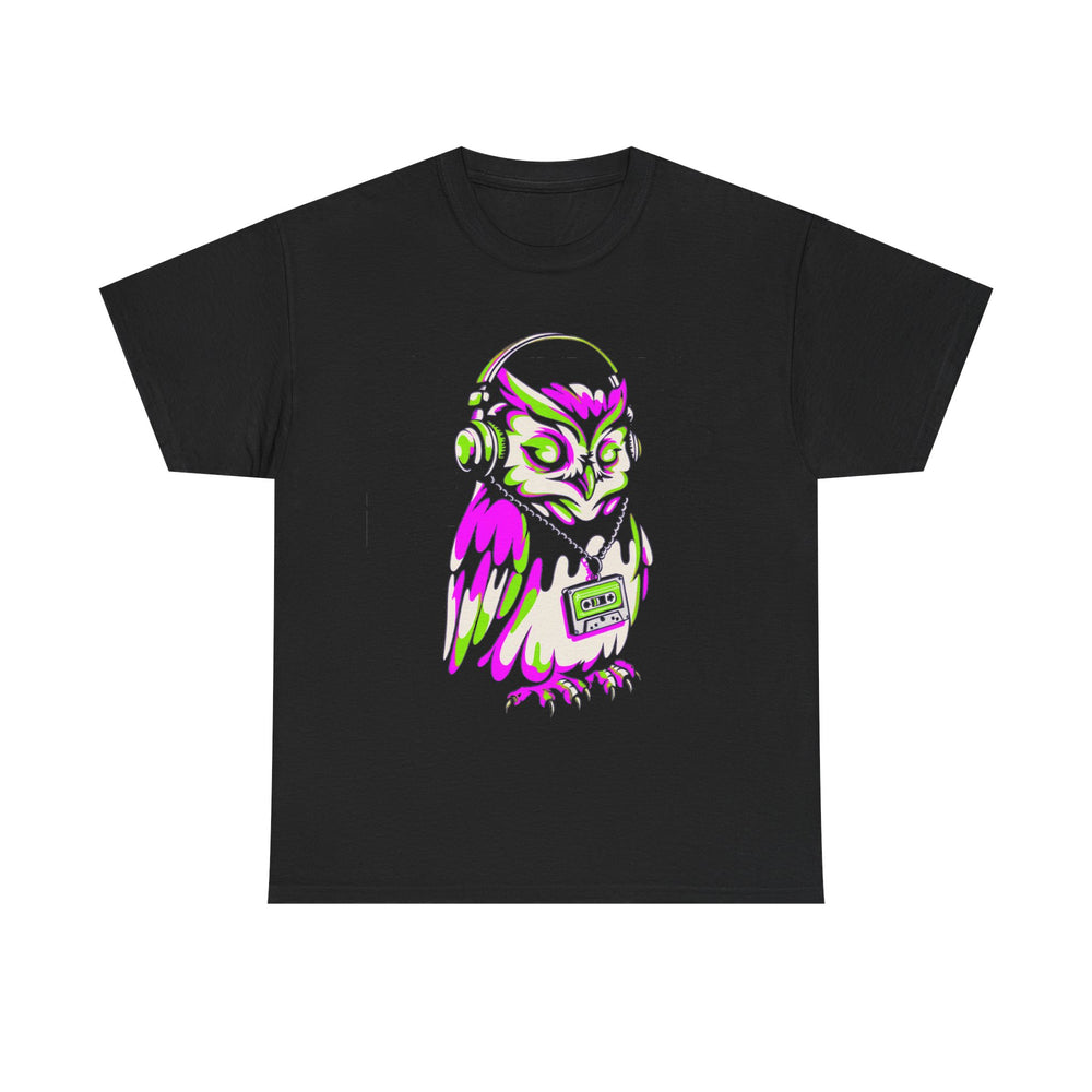 Sound Check - Retro Owl Headphones Tee - product photo 1 of 4 - SunCrew Supply Co.
