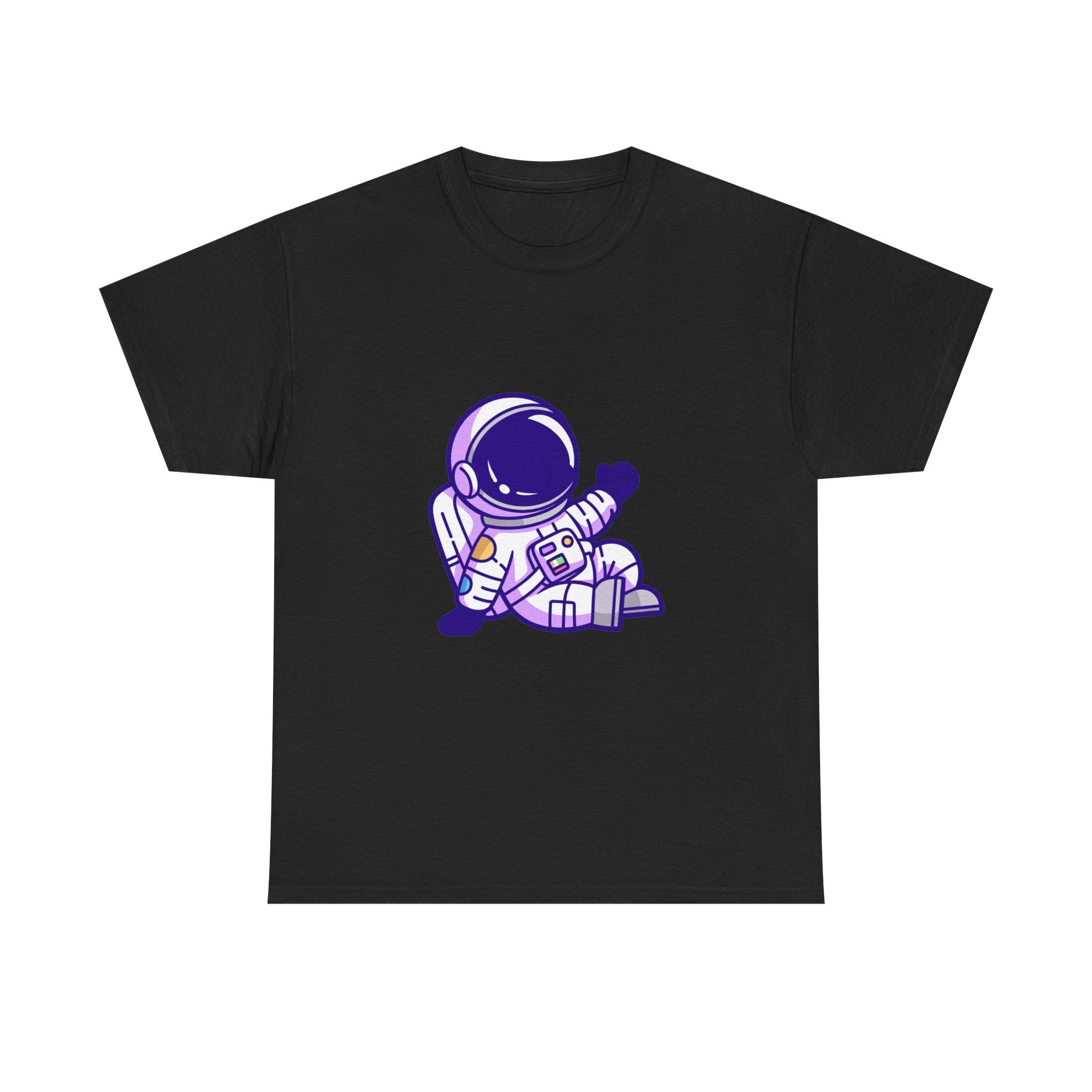 Chill Astronaut - Cosmic Cartoon Tee