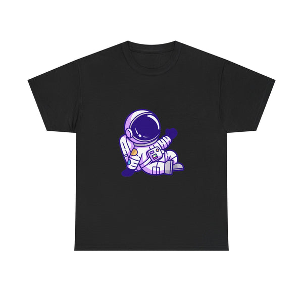 Chill Astronaut - Cosmic Cartoon Tee