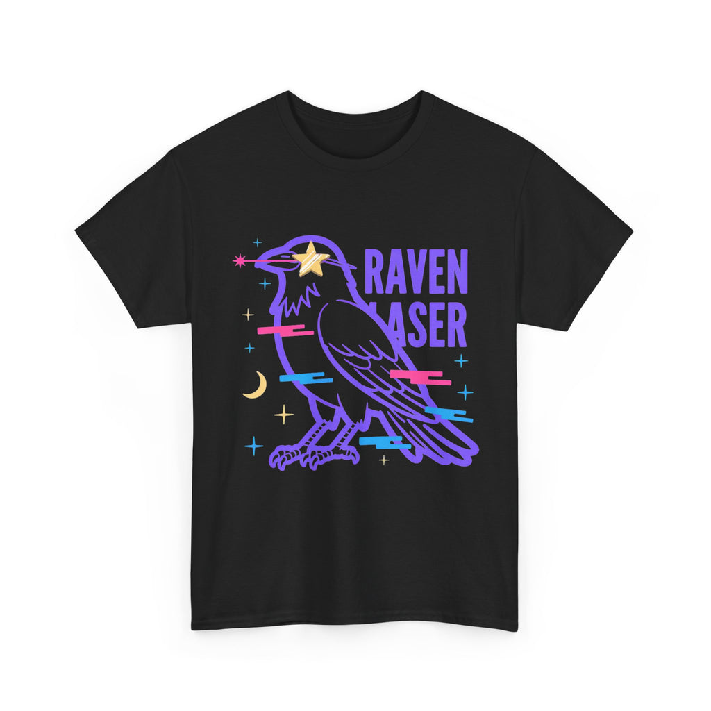 Raven Laser - Mysterious Y2K Halloween Tee