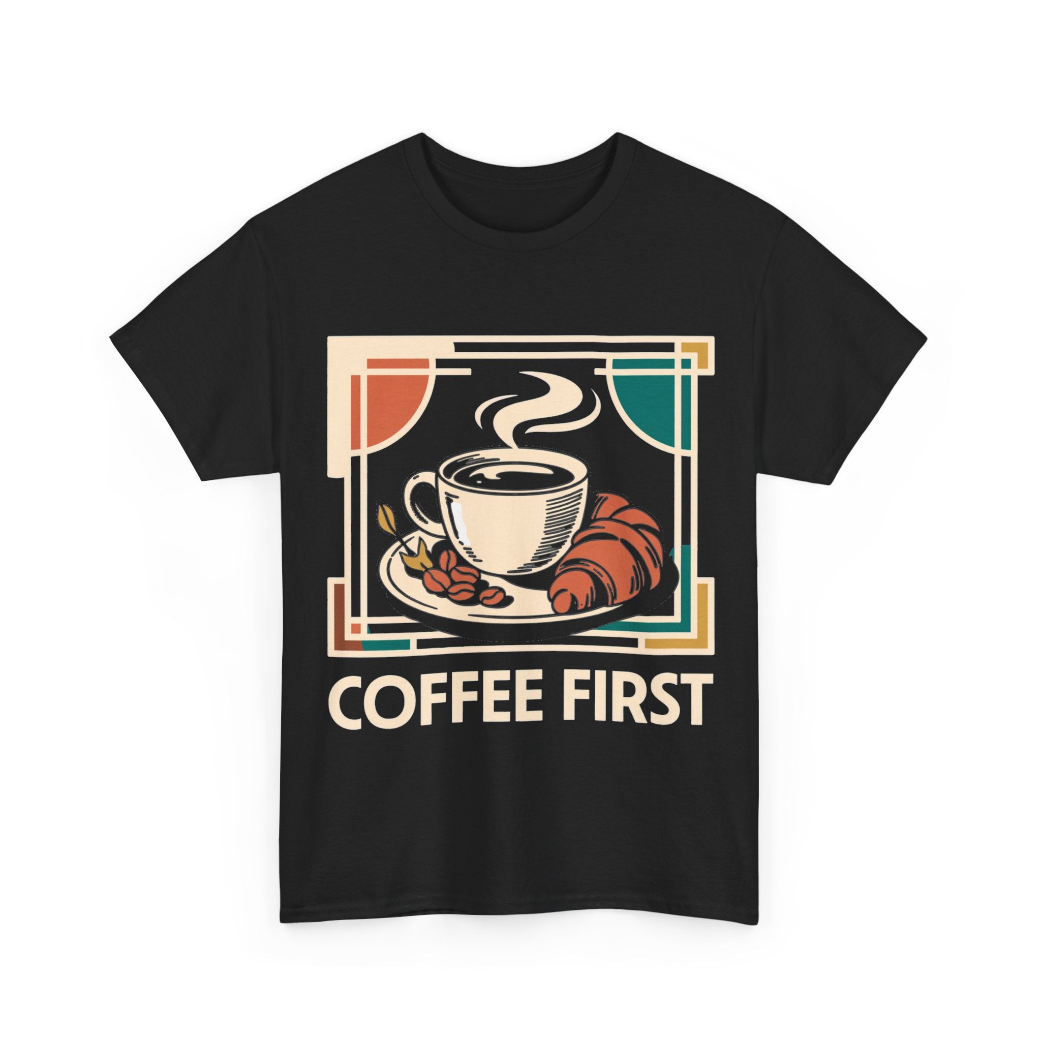 Coffee First - Retro Diner Art Tee