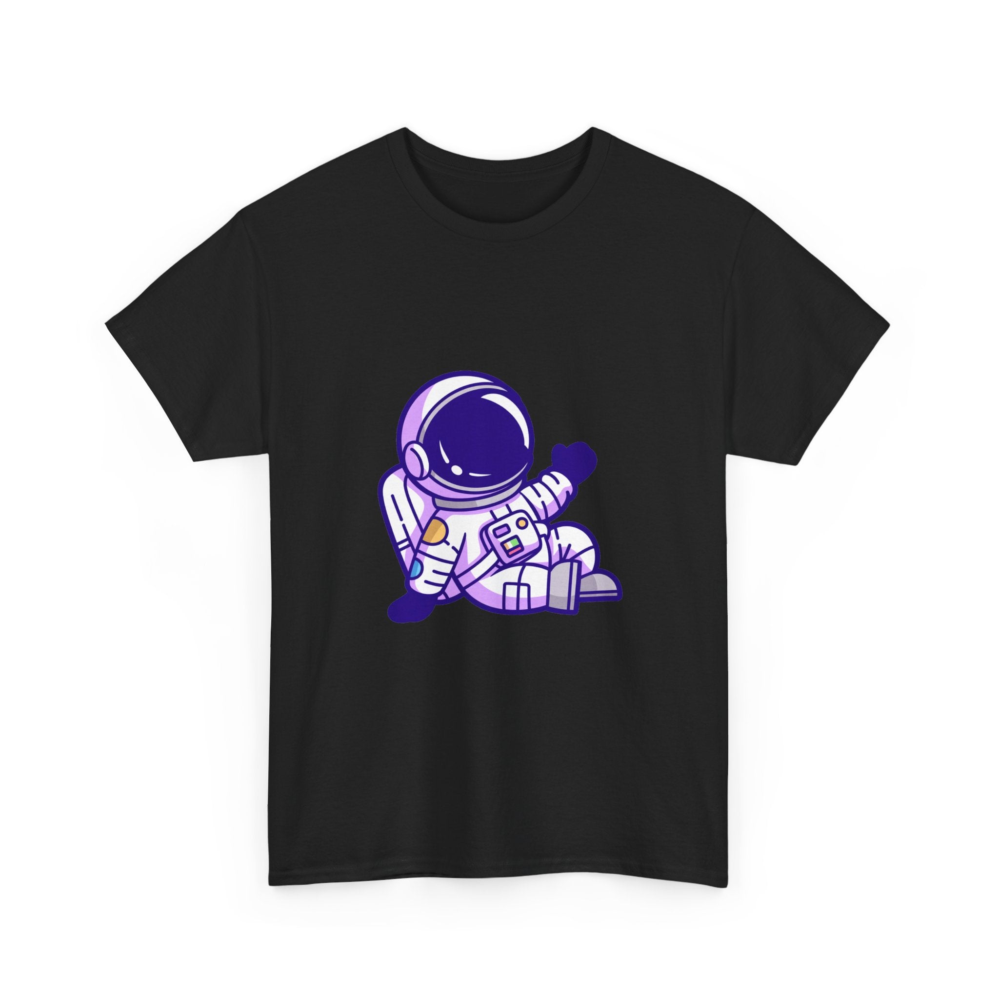 Chill Astronaut - Cosmic Cartoon Tee
