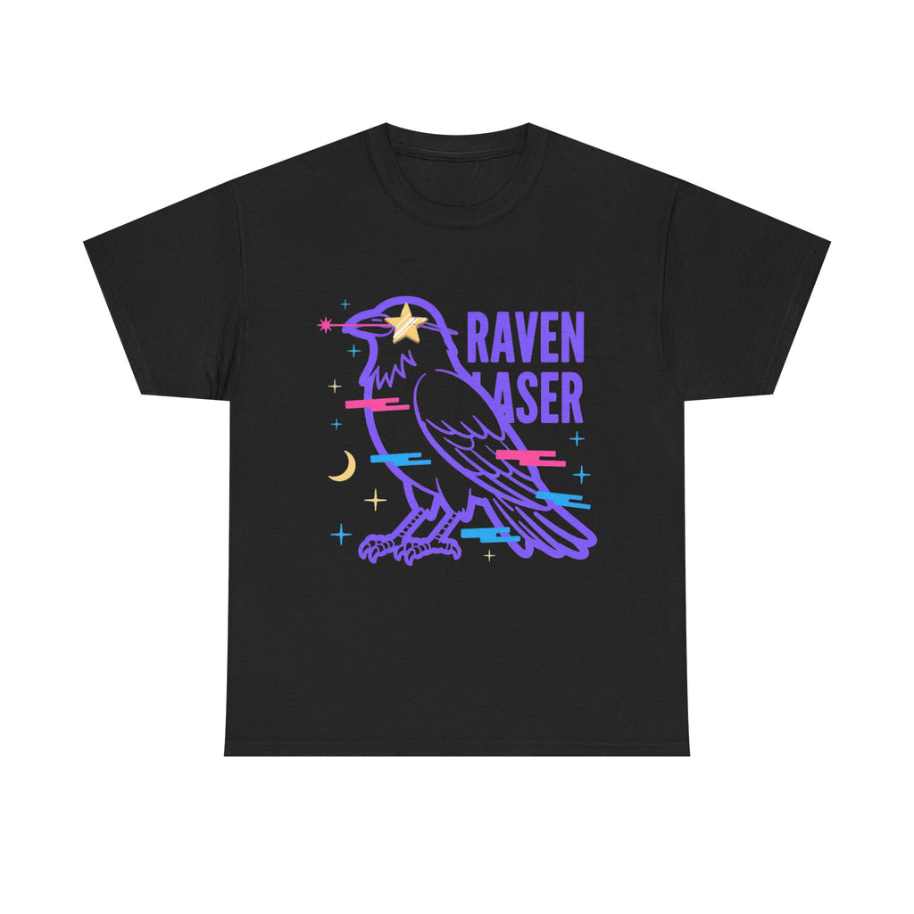 Raven Laser - Mysterious Y2K Halloween Tee
