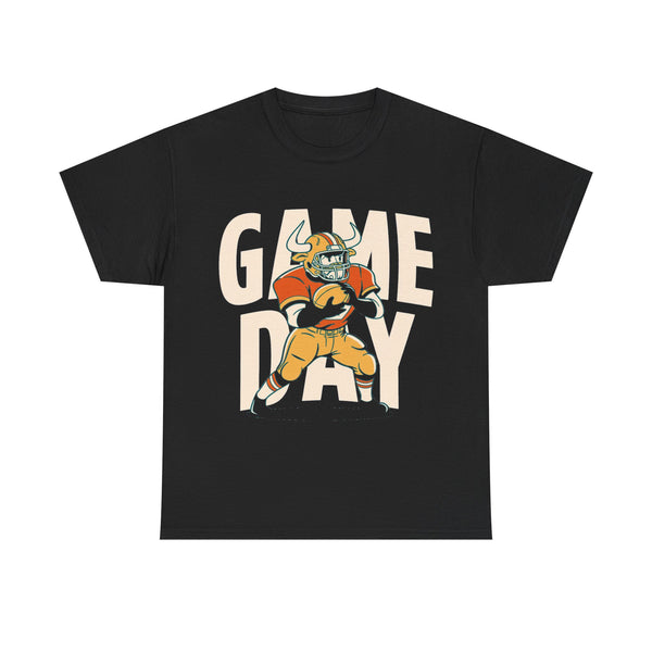 Game Day Bull - Vintage Football Quarterback Tee