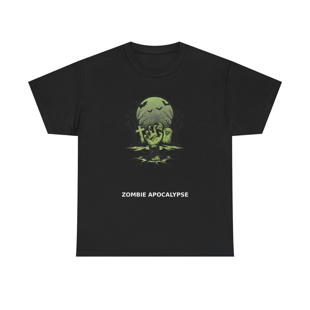 Zombie Apocalypse - Halloween Graphic Tee - product photo 1 of 4 - SunCrew Supply Co.