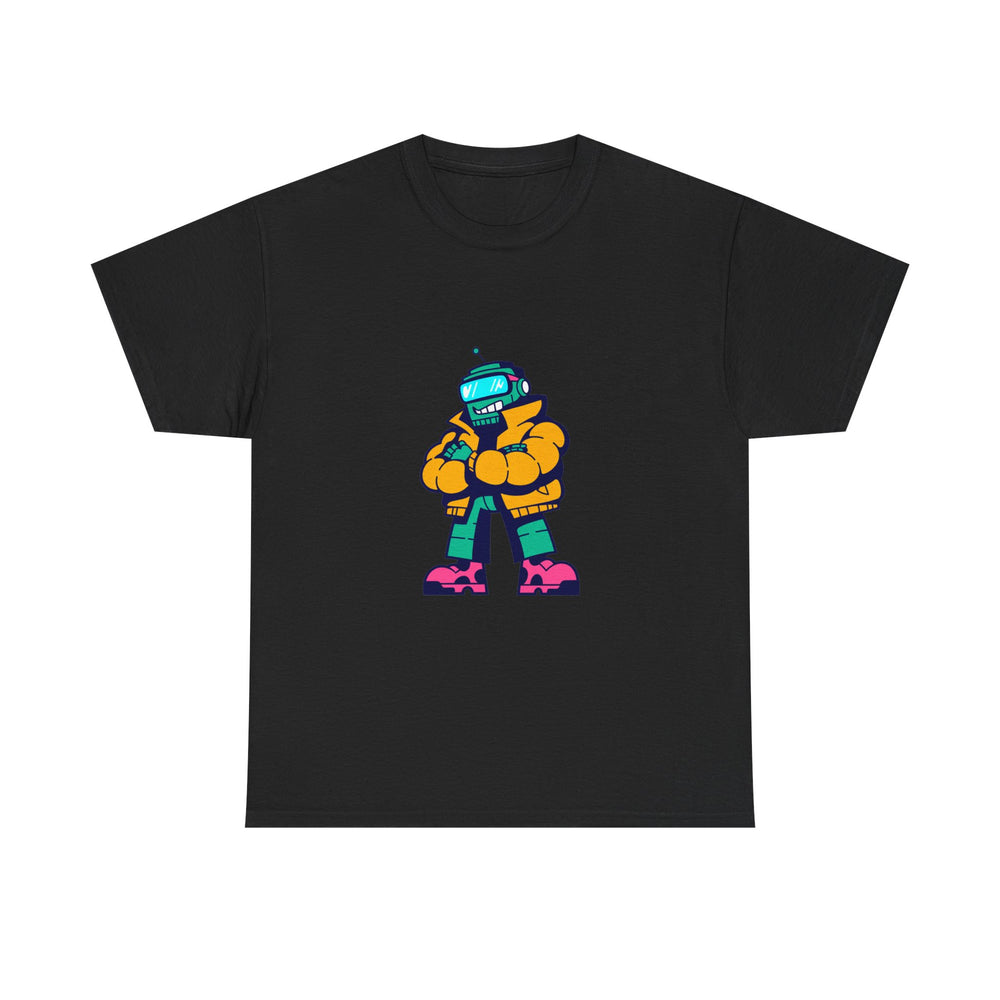 Street Robot - Cool Retro Cartoon Tee - product photo 1 of 4 - SunCrew Supply Co.