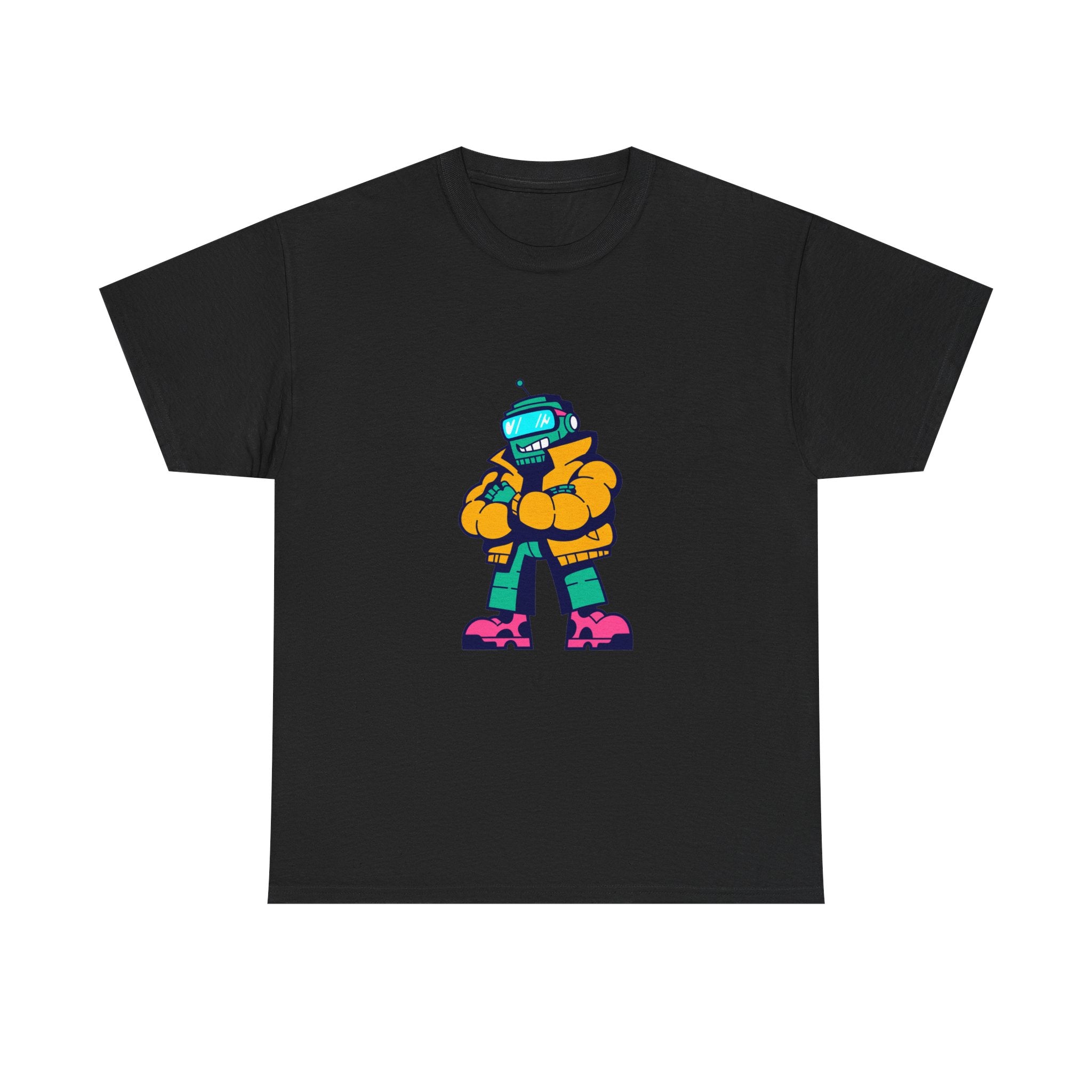Street Robot - Cool Retro Cartoon Tee