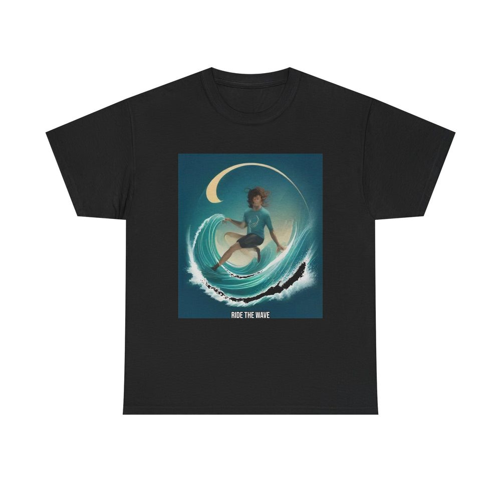 Ride the Wave - Ocean Moon Tee - product photo 1 of 4 - SunCrew Supply Co.