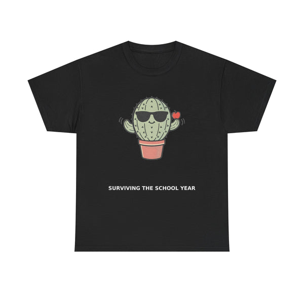 Surviving the School Year - Teacher Humor Tee