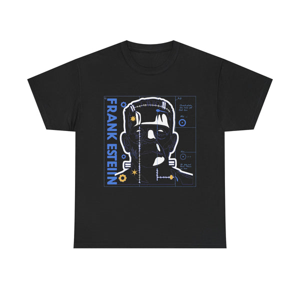 Frankenstein - Laboratory Blueprint Halloween Tee