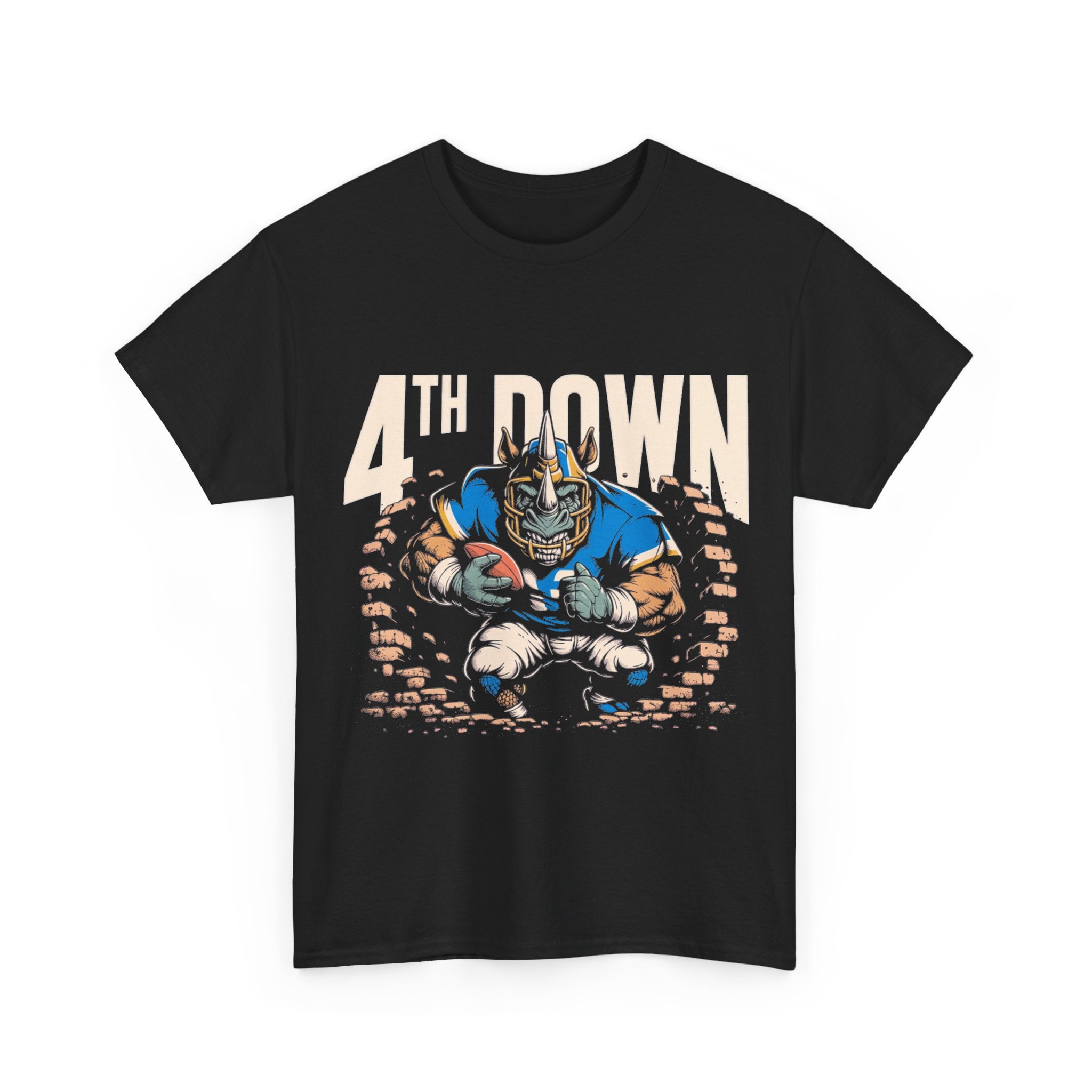 4th Down Rhino - Vintage Linebacker Tee