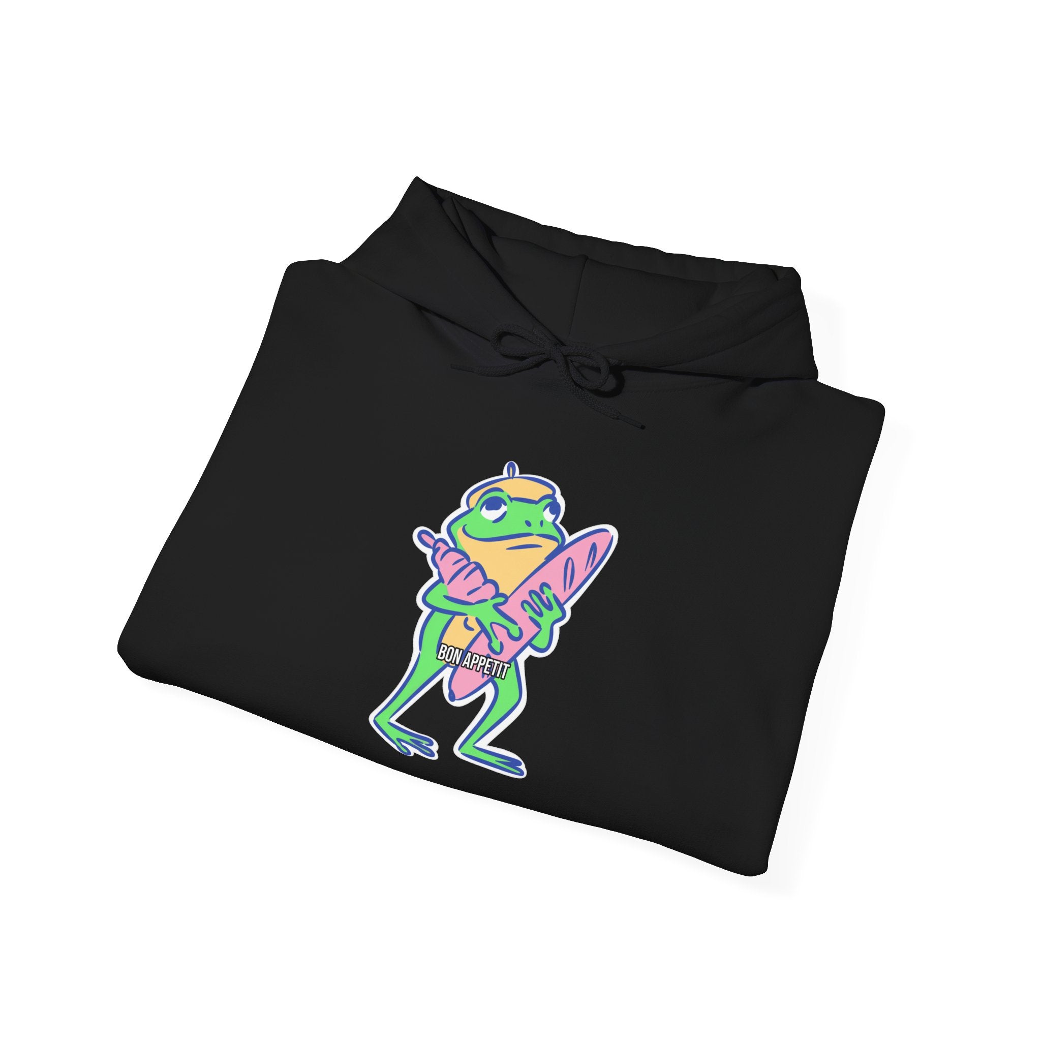 Bon Appetit Frog - French Charm Hoodie