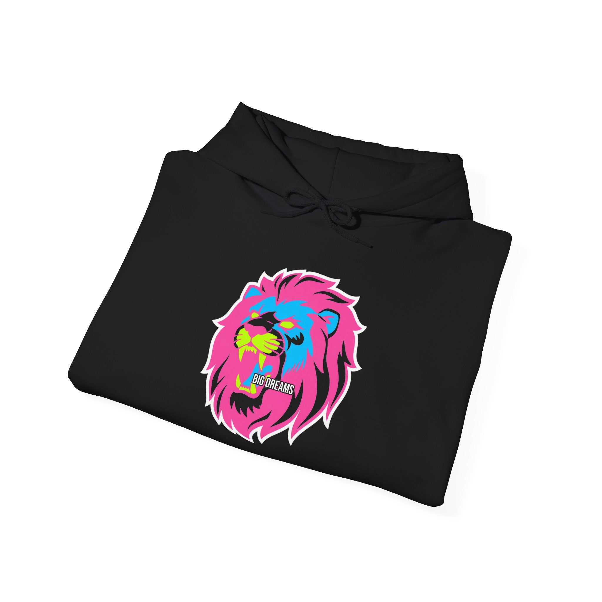 Big Dreams Lion - Motivational Hoodie