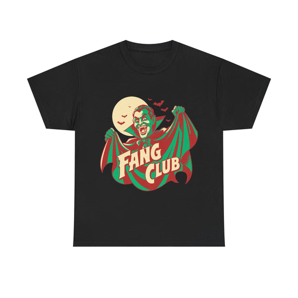Fang Club - Vintage Vampire Halloween Tee