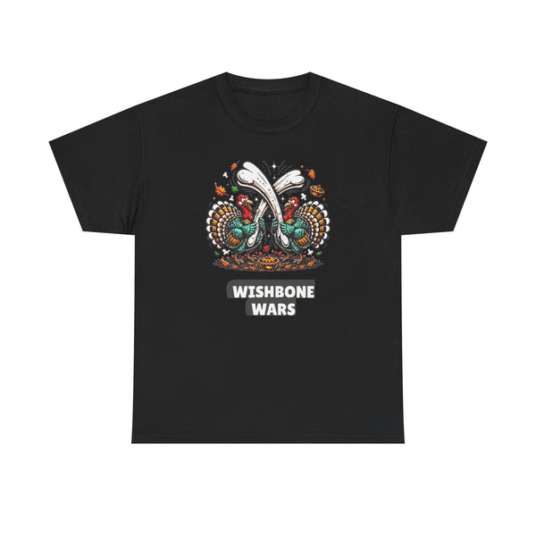 Wishbone Wars - Funny Thanksgiving Turkey Tee