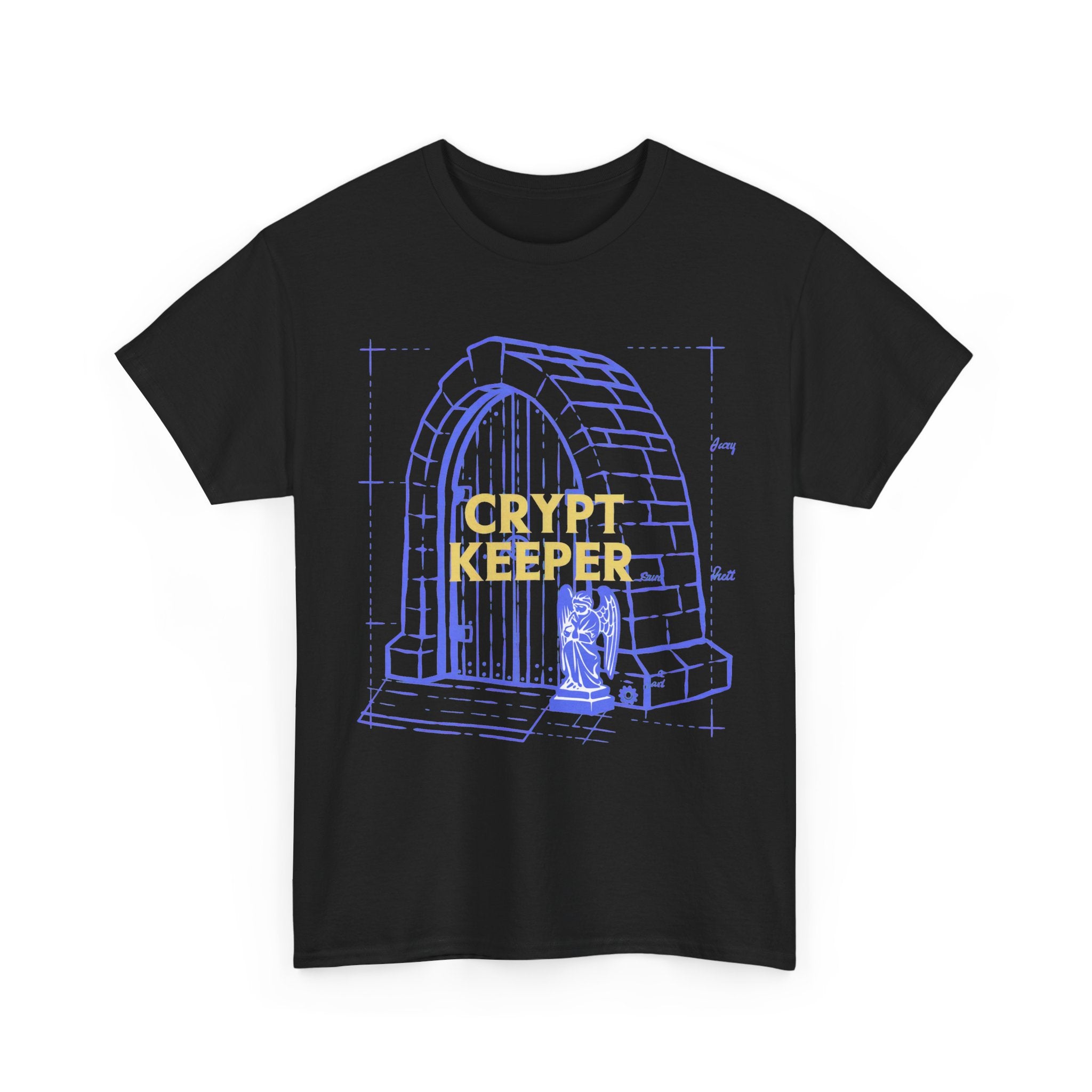 Crypt Keeper - Gothic Blueprint Halloween Tee