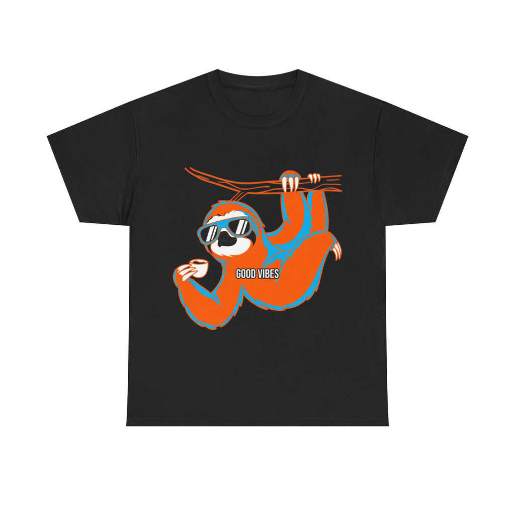 Good Vibes Sloth - Chill Graphic Tee