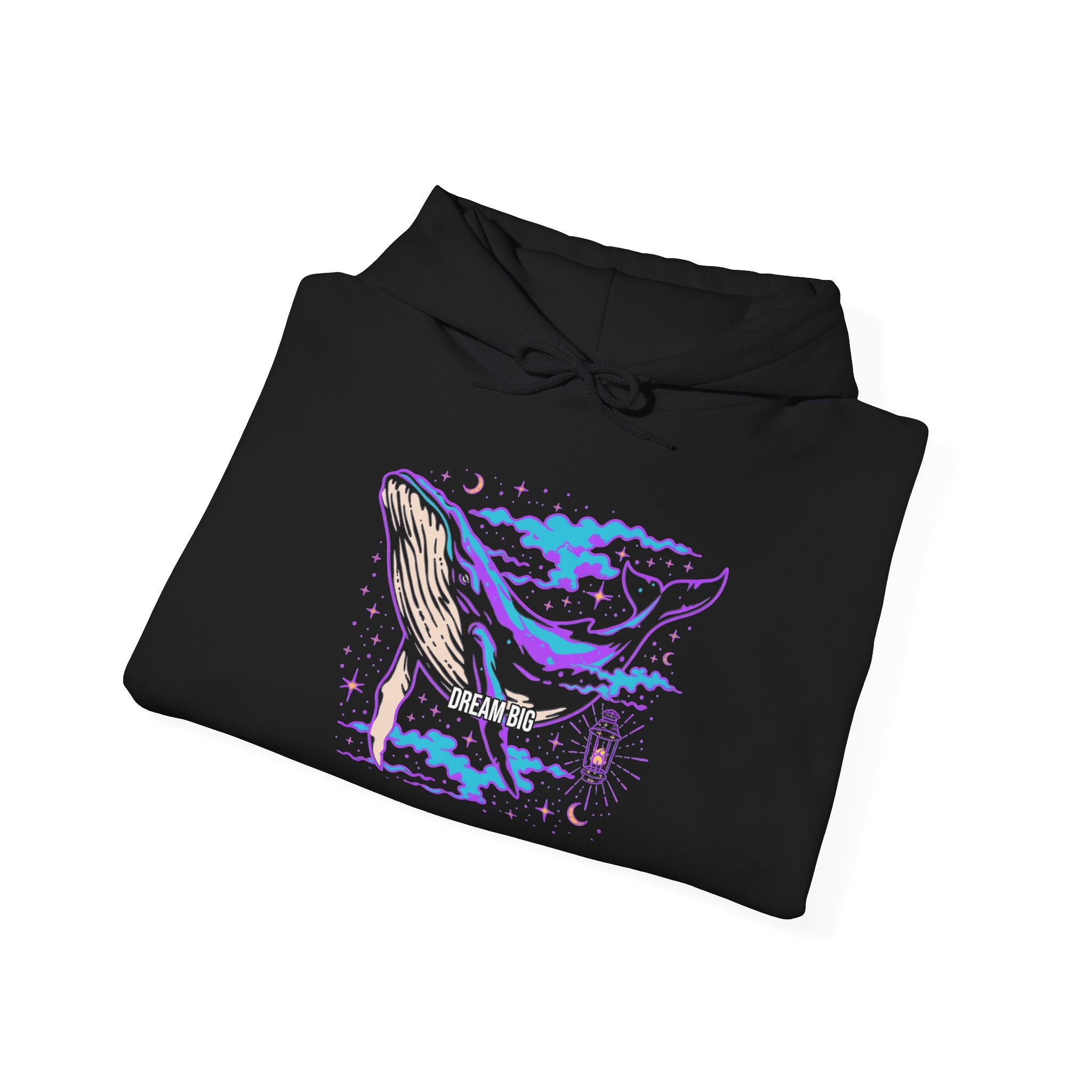 Dream Big Whale - Cosmic Surreal Hoodie