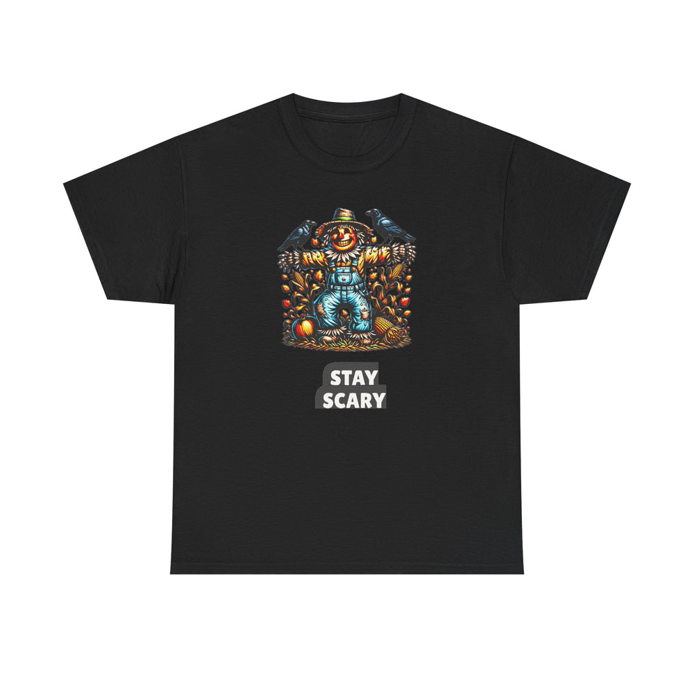 Stay Scary - Funny Scarecrow Halloween Tee