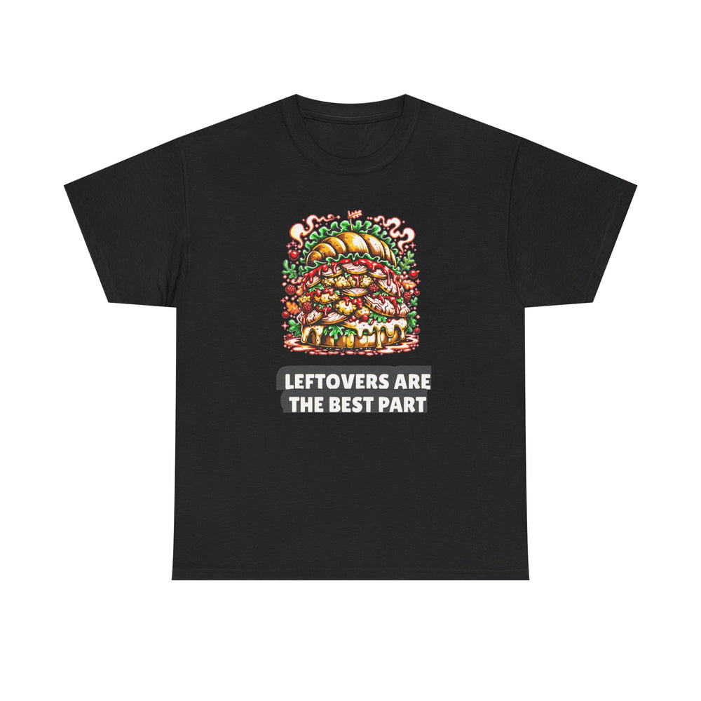 Leftovers Are the Best Part - Funny Thanksgiving Tee - product photo 1 of 4 - SunCrew Supply Co.