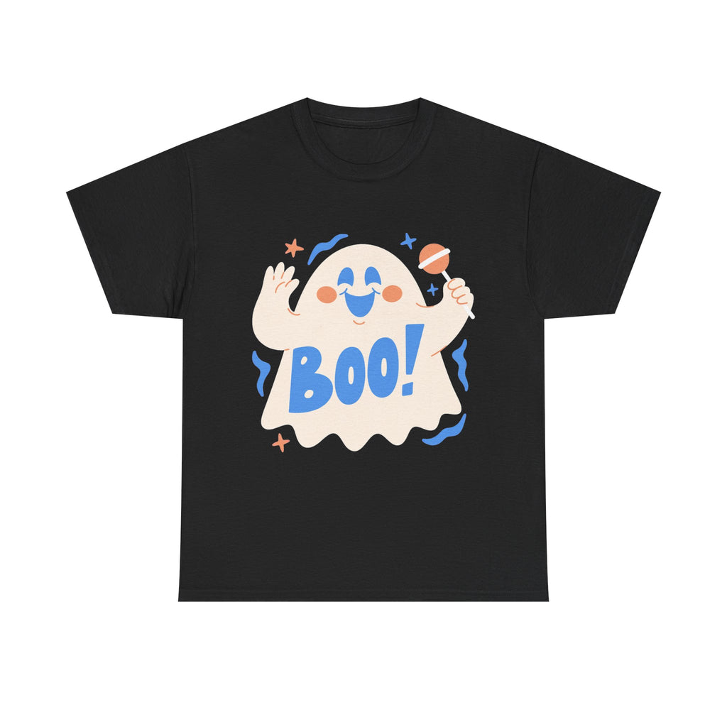 Boo Ghost - Cute Doodle Halloween Tee