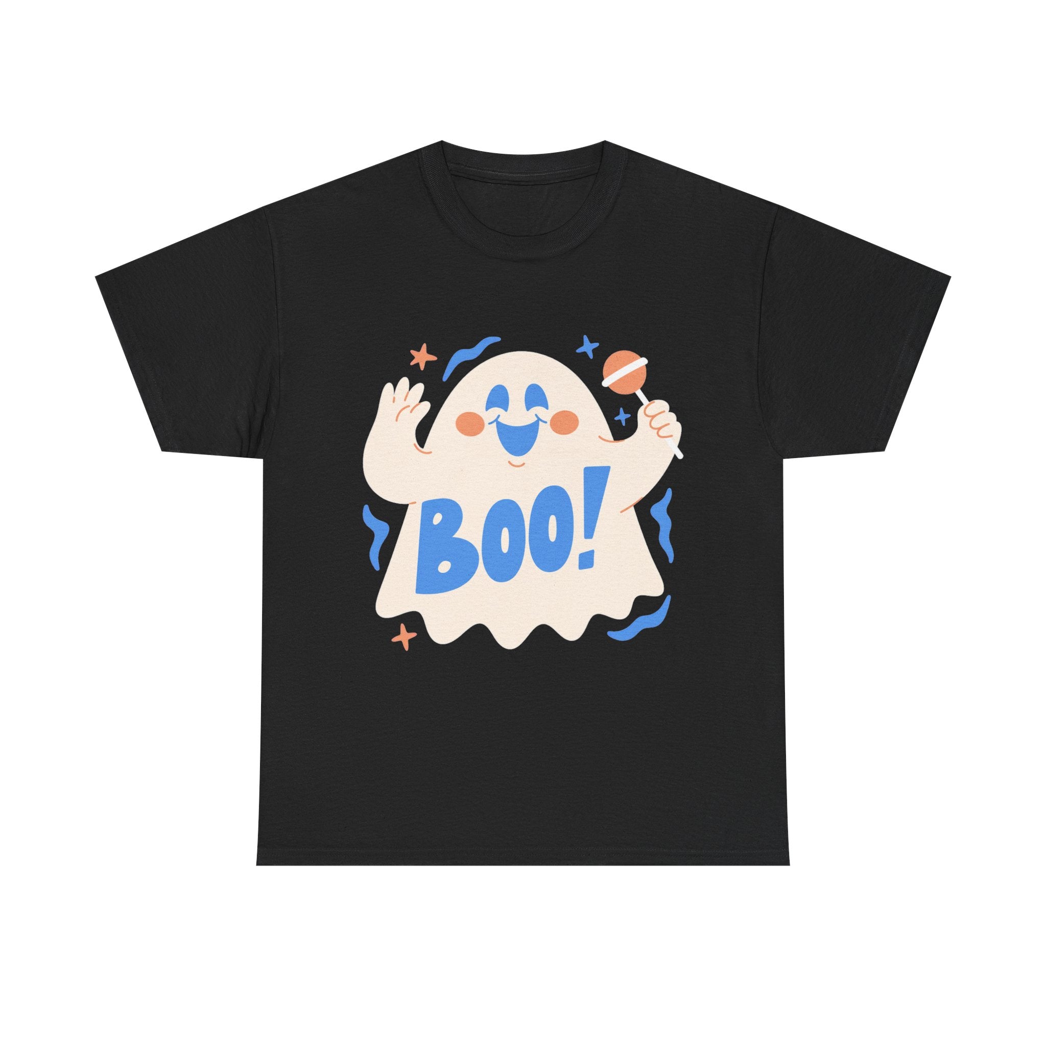 Boo Ghost - Cute Doodle Halloween Tee