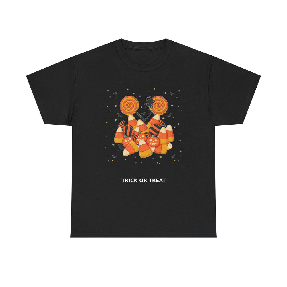 Trick or Treat - Halloween Candy Tee - product photo 1 of 4 - SunCrew Supply Co.