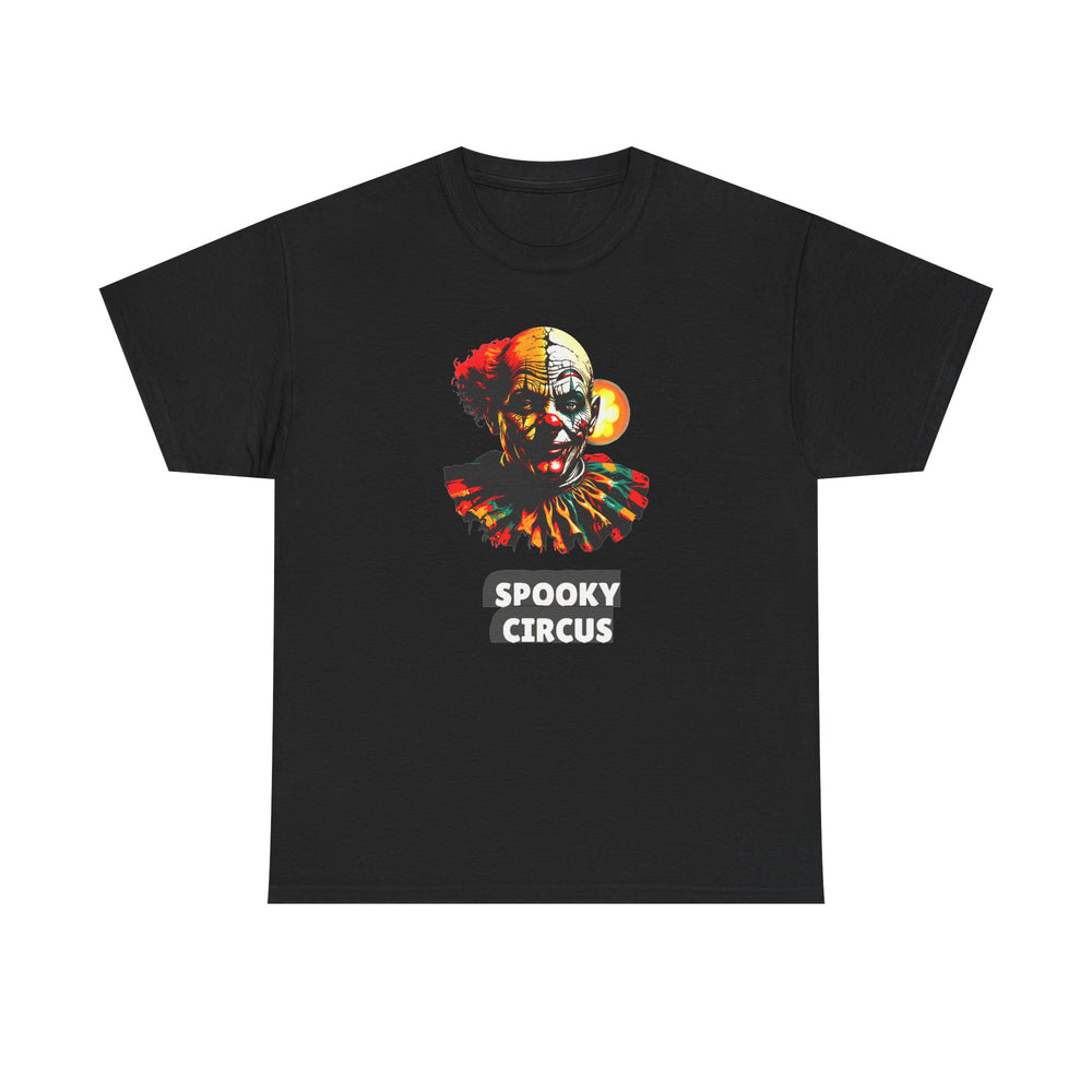 Spooky Circus - Vintage Realistic Clown Halloween Tee