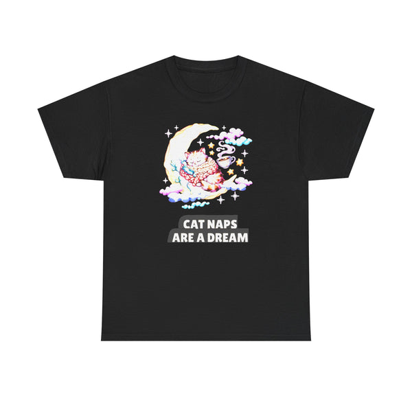 Cat Naps Are a Dream - Funny Sleeping Cat Tee