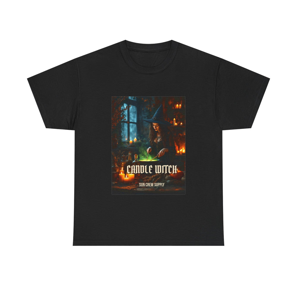 Candle Witch - Witchcore Halloween Tee - product photo 1 of 4 - SunCrew Supply Co.