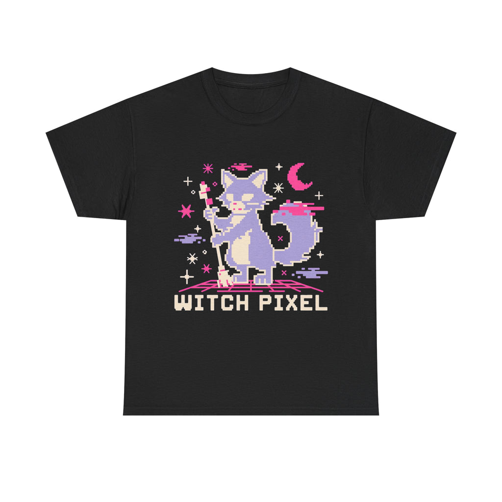 Witch Pixel - Retro Video Game Halloween Tee