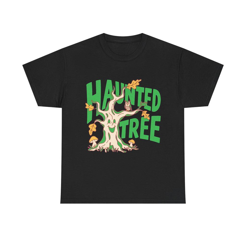 Haunted Tree - Friendly Doodle Halloween Tee