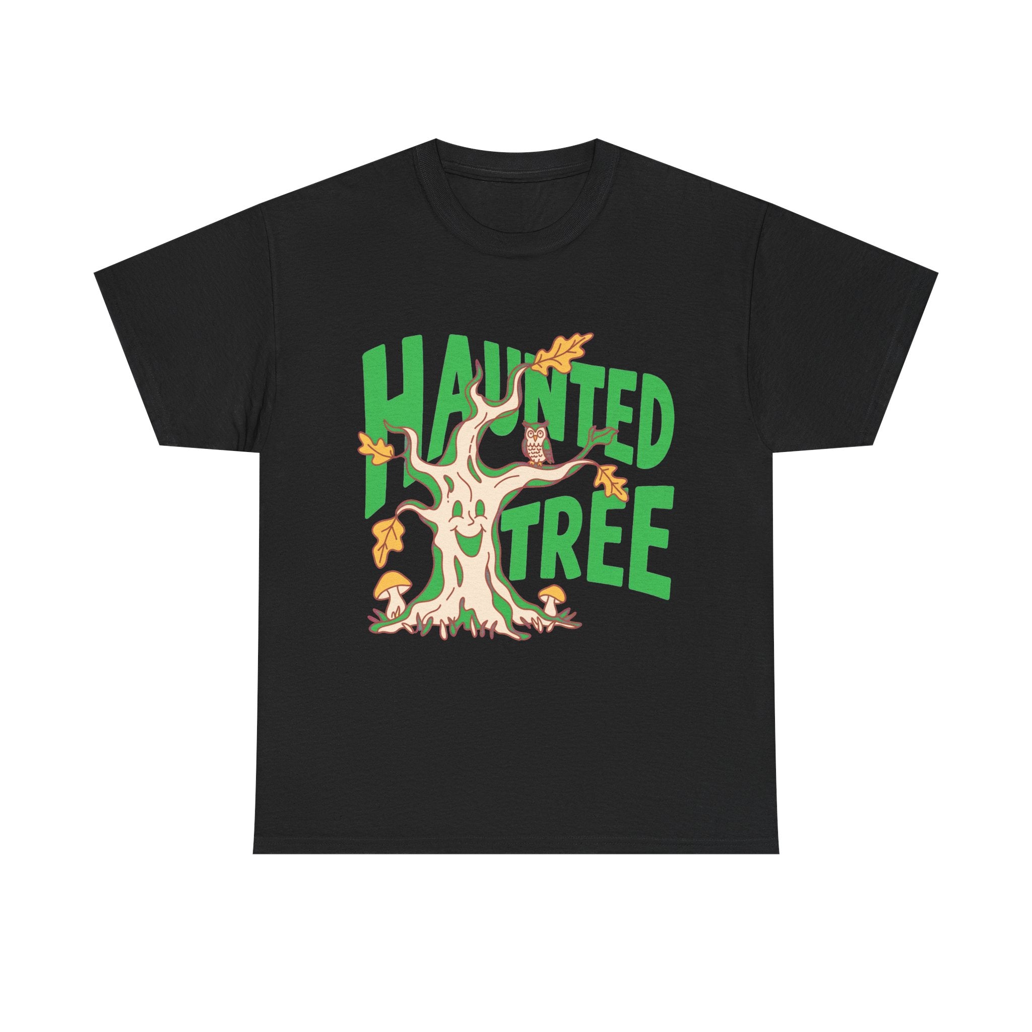 Haunted Tree - Friendly Doodle Halloween Tee