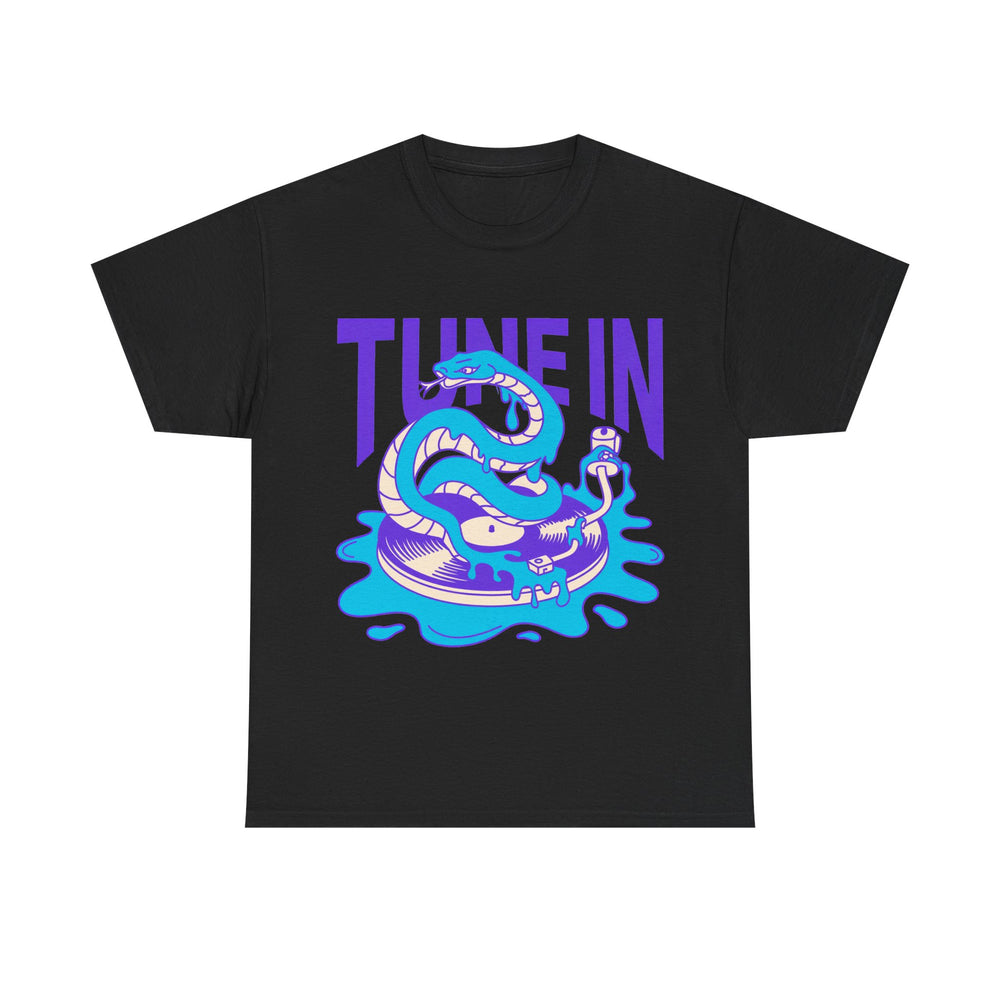 Tune In - Psychedelic Vinyl Snake Tee