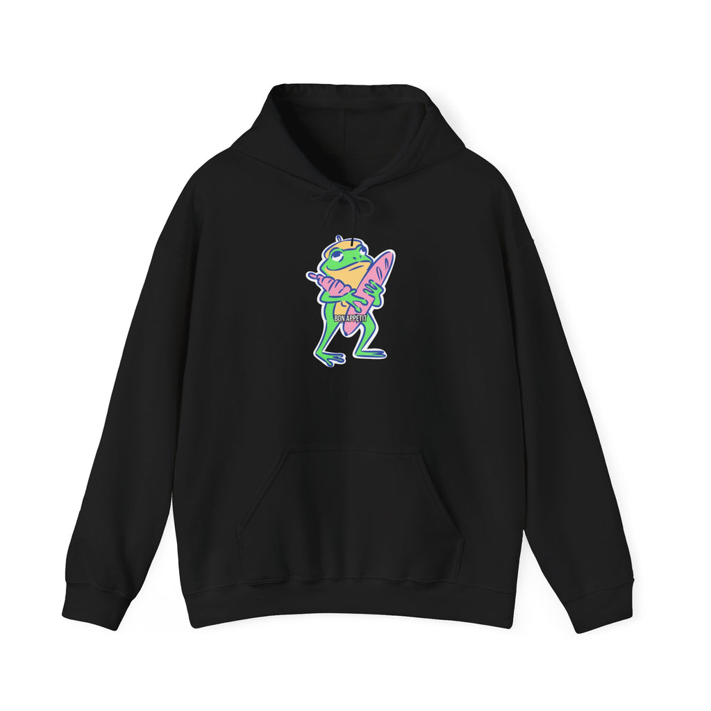 Bon Appetit Frog - French Charm Hoodie