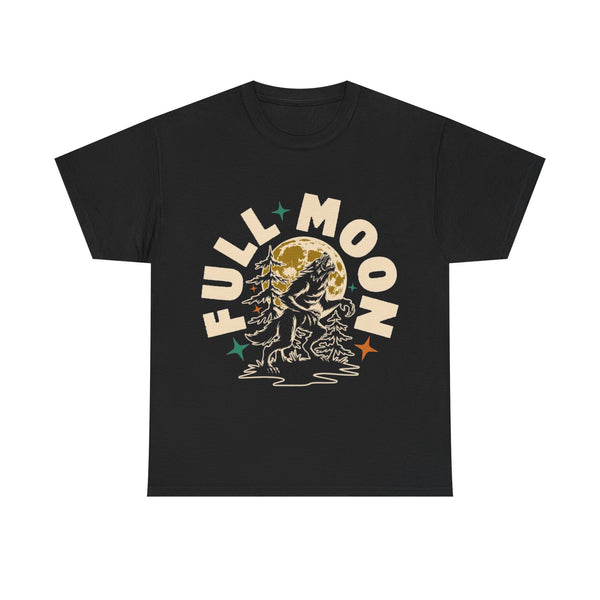 Full Moon - Vintage Werewolf Halloween Tee