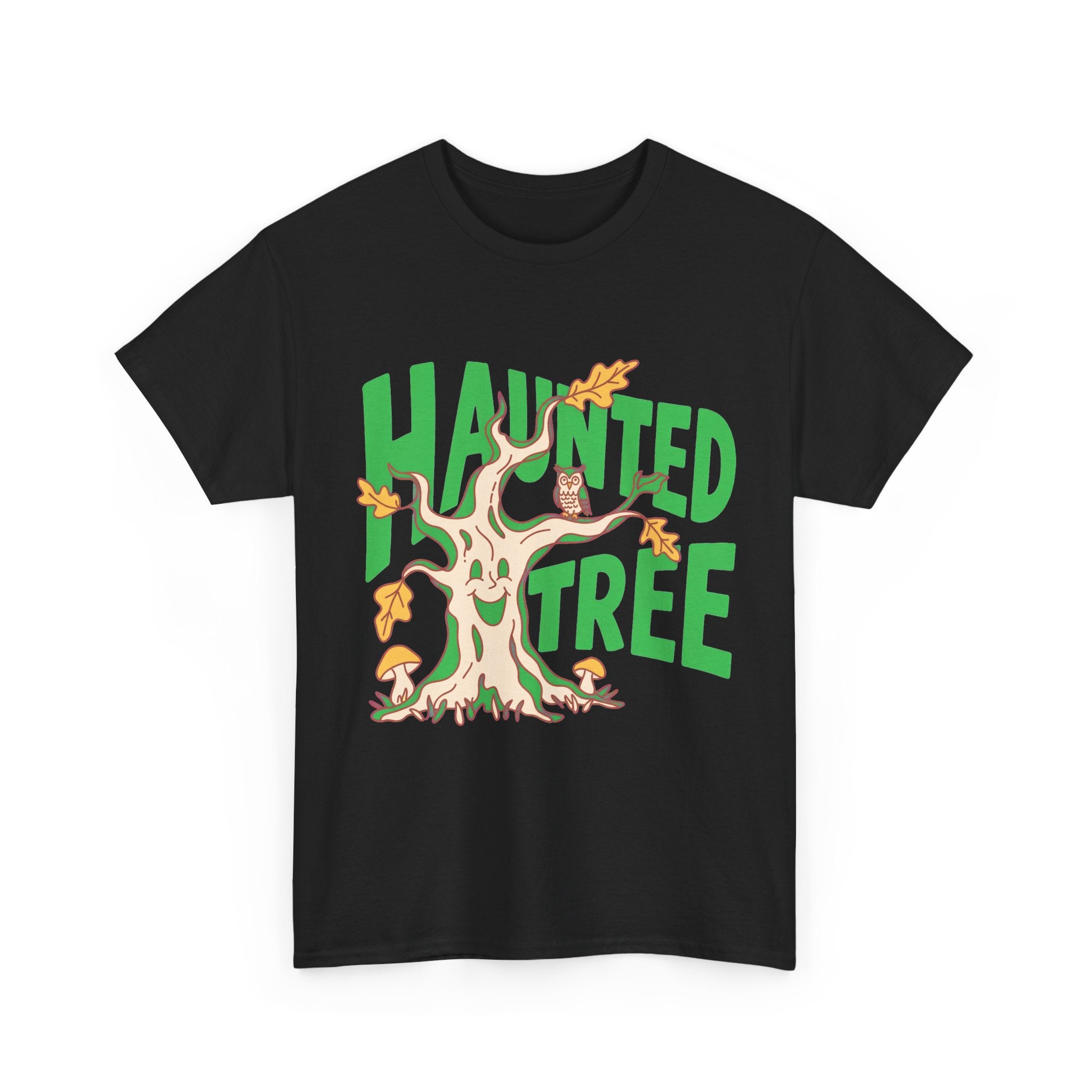 Haunted Tree - Friendly Doodle Halloween Tee