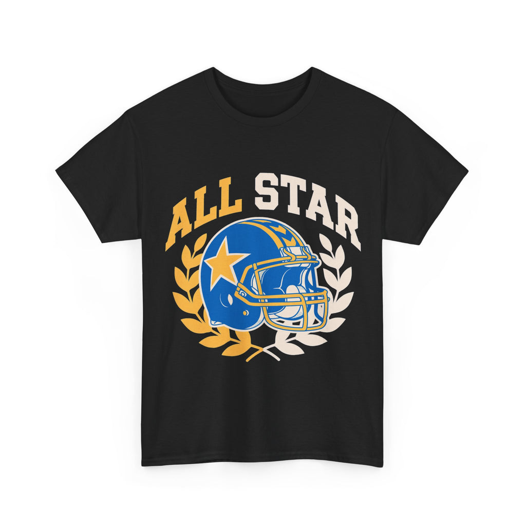 All Star Helmet - Retro Football Emblem Tee