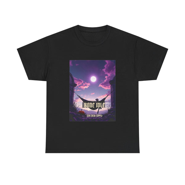 Bone Idle - Dark Humor Skeleton Tee
