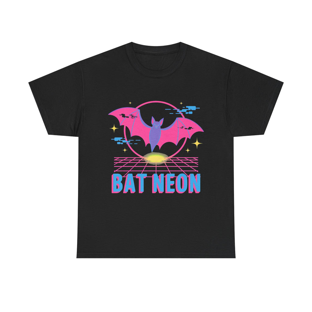 Bat Neon - Synthwave Halloween Tee