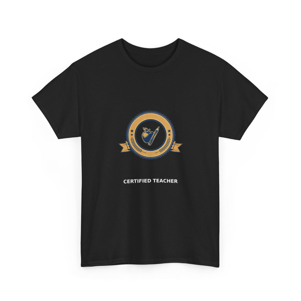 Certified Teacher - Retro Badge Tee