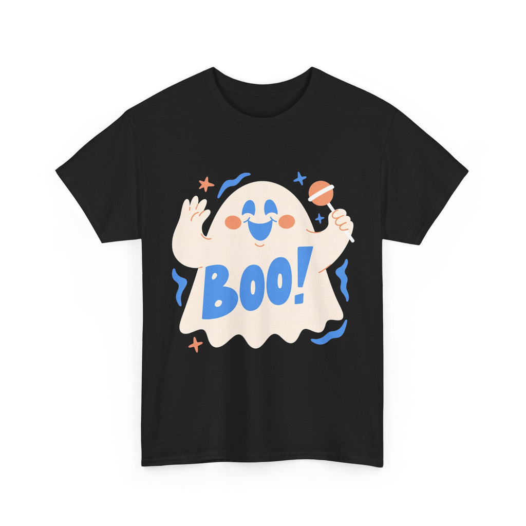 Boo Ghost - Cute Doodle Halloween Tee