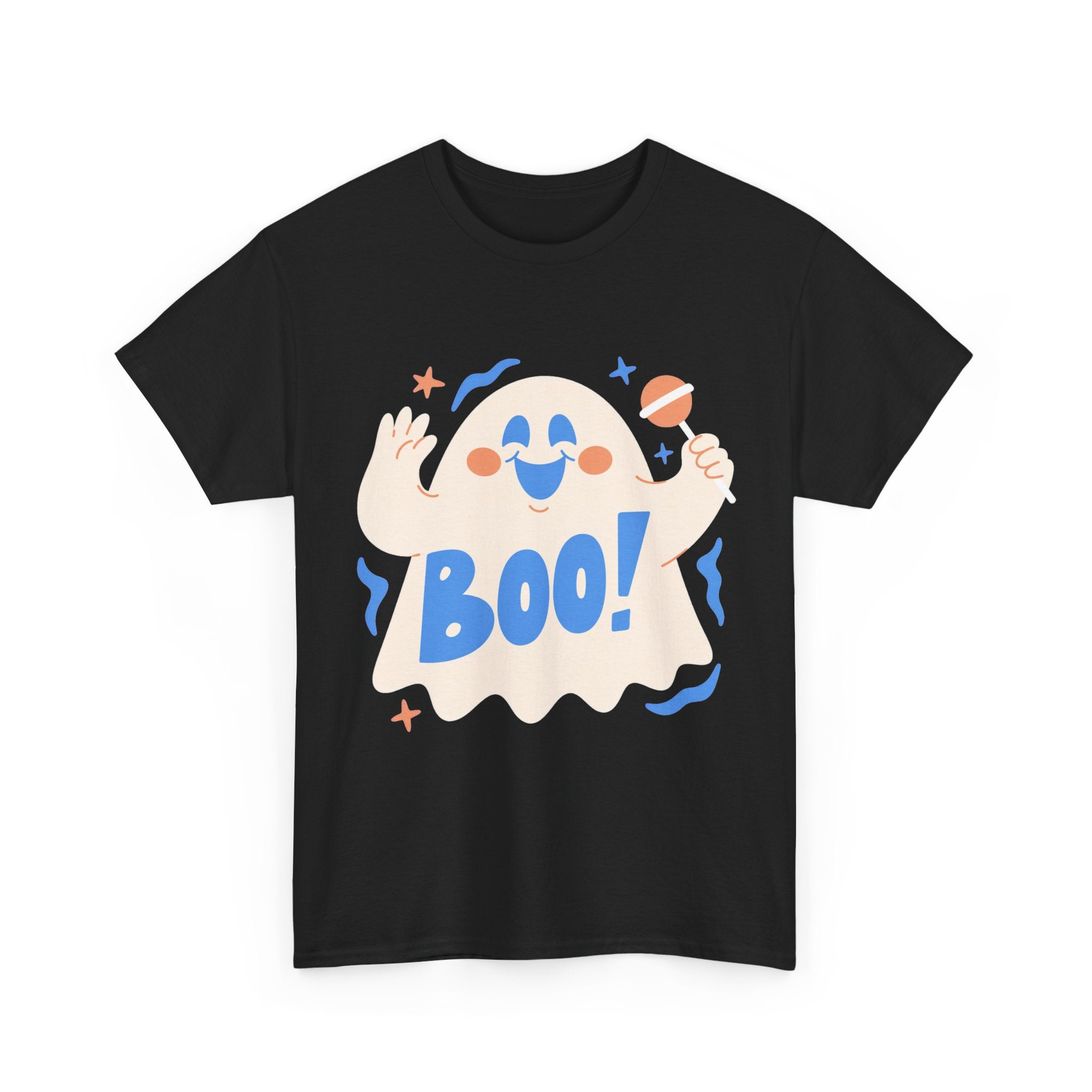 Boo Ghost - Cute Doodle Halloween Tee