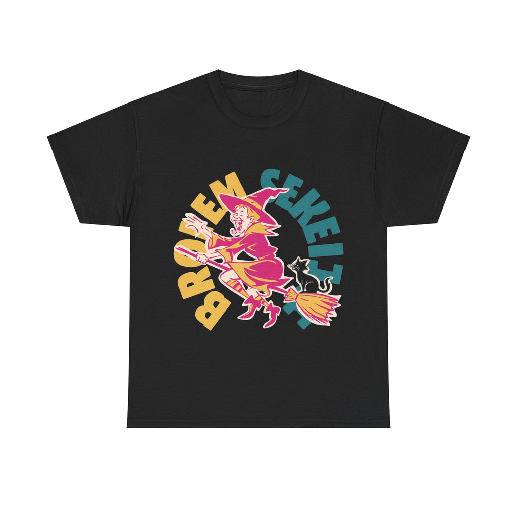 Broom Service - Vintage Witch Halloween Tee