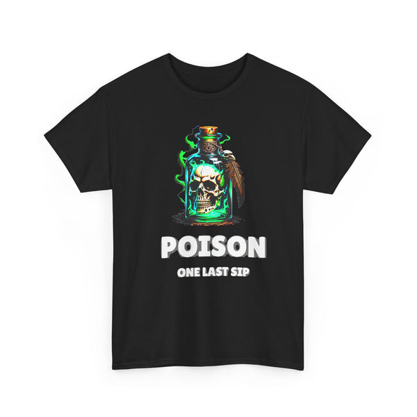 Poison - Skull Potion Bottle Halloween Tee